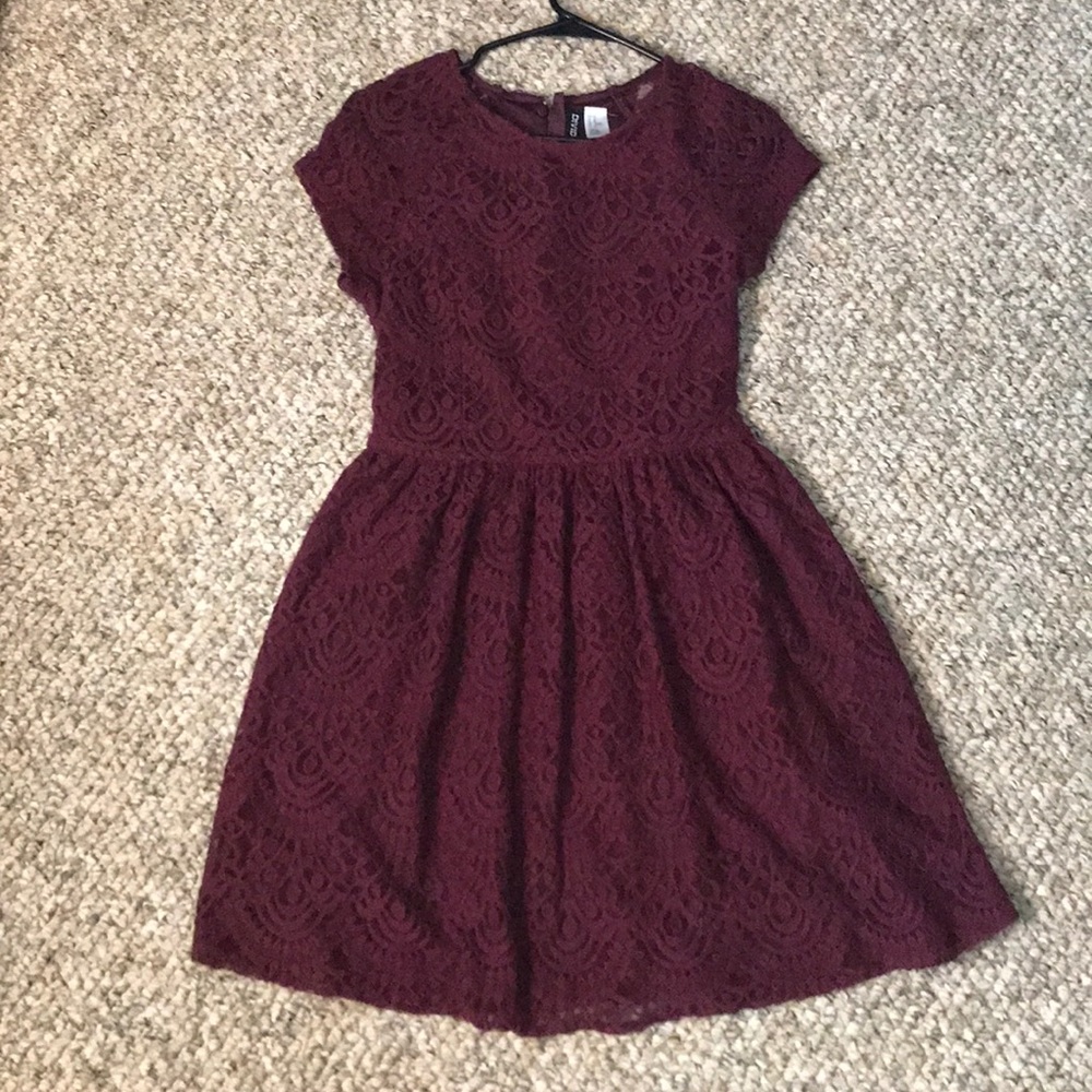 H&M Maroon Dress US 8